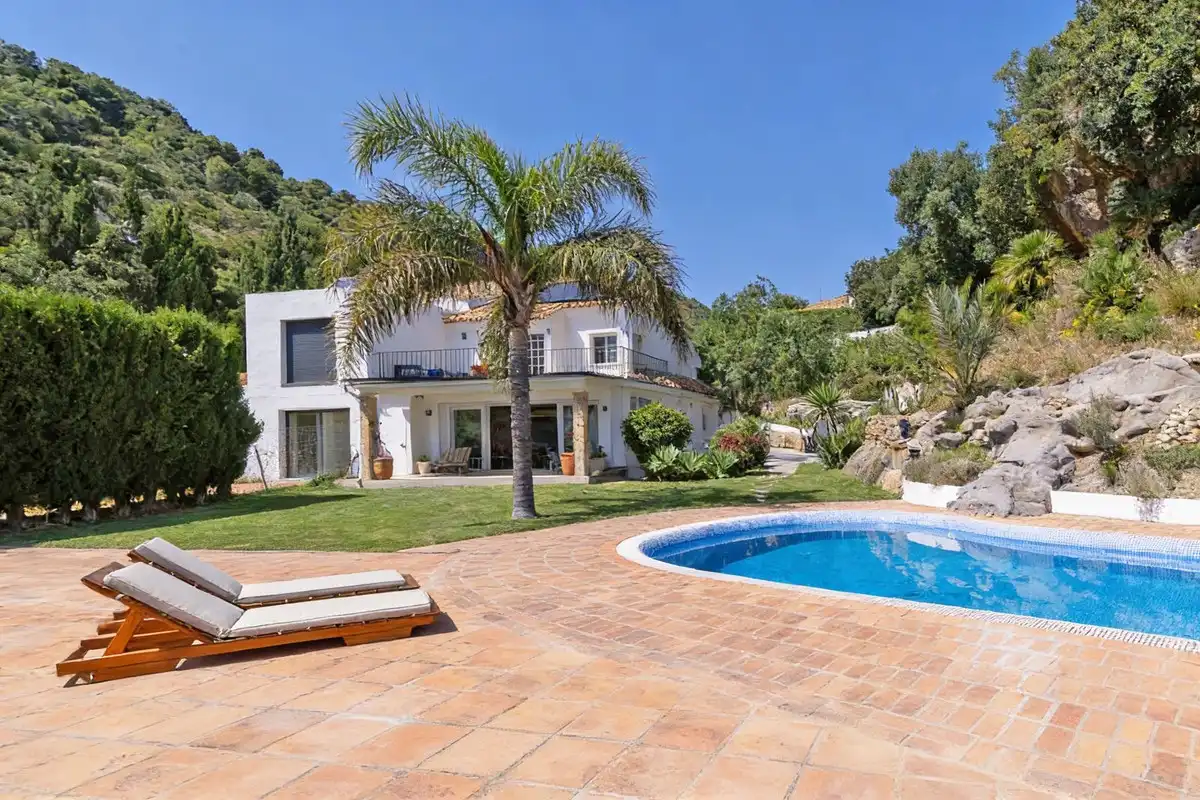 Garden of Houses for sale in Ojén  with Air Conditioner, Private garden and Swimming Pool