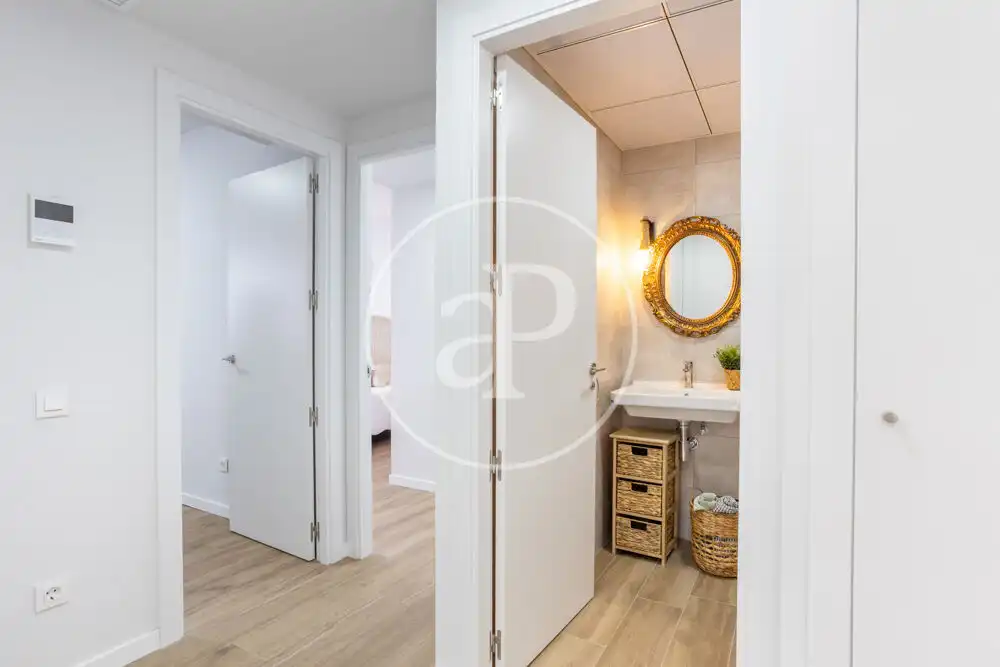 Bathroom of Flat for rent in Quart de Poblet  with Air Conditioner, Heating and Private garden