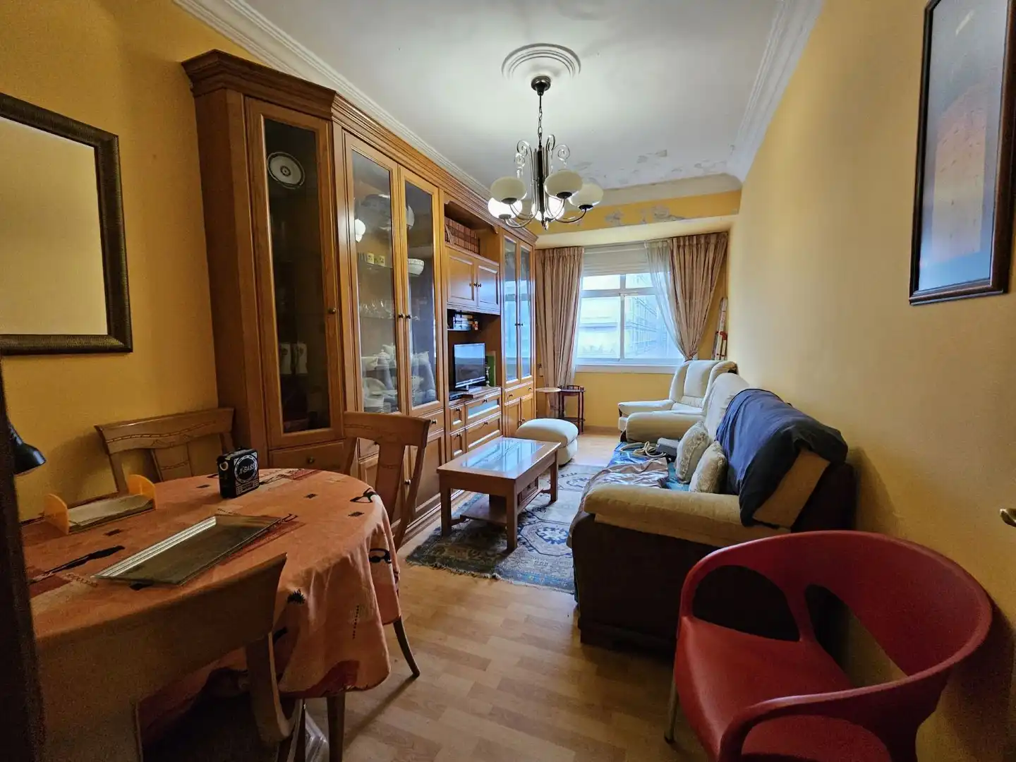 Sala de estar de Piso en venta en A Coruña Capital 