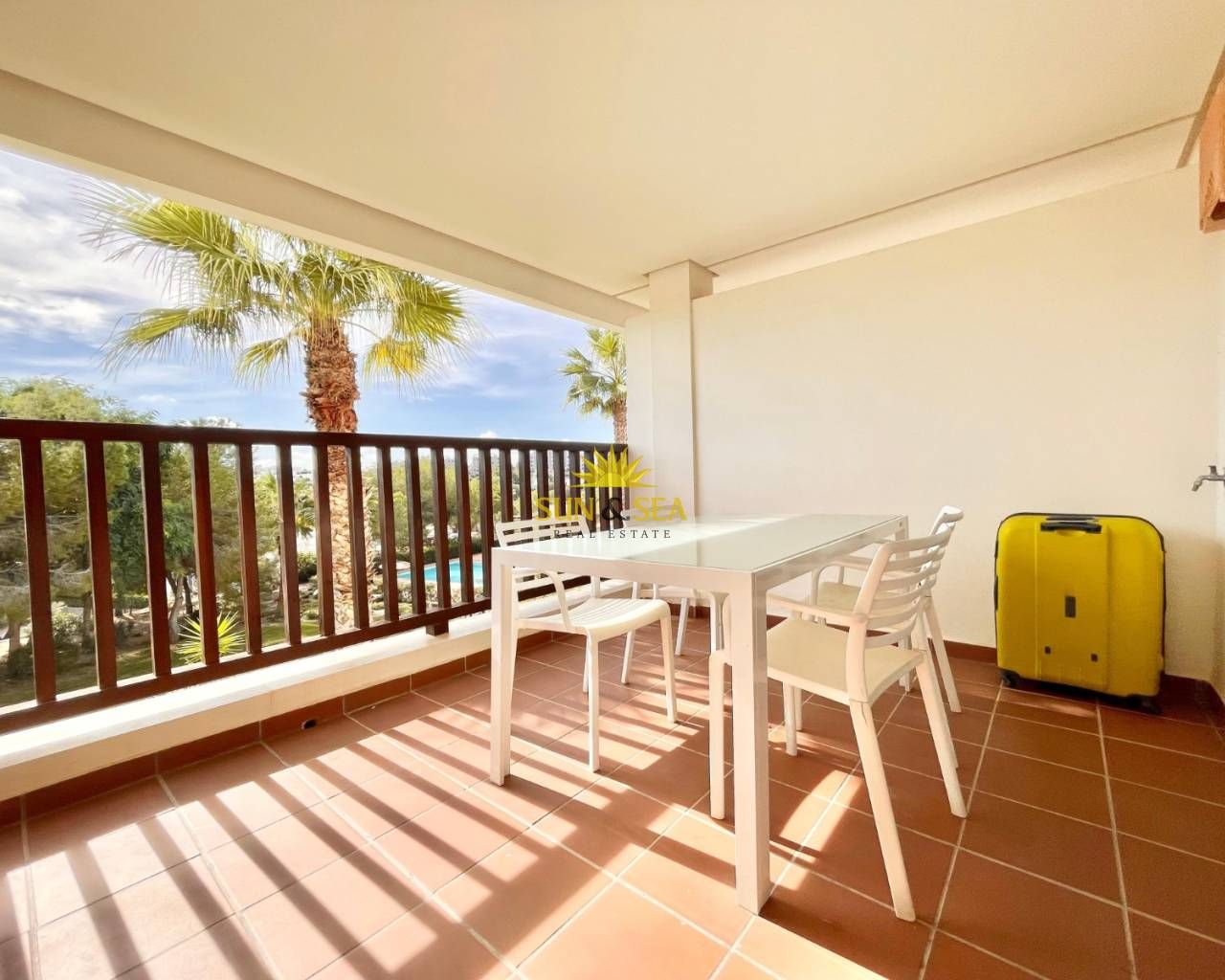 Terrace of Apartment to rent in Orihuela  with Air Conditioner, Heating and Swimming Pool