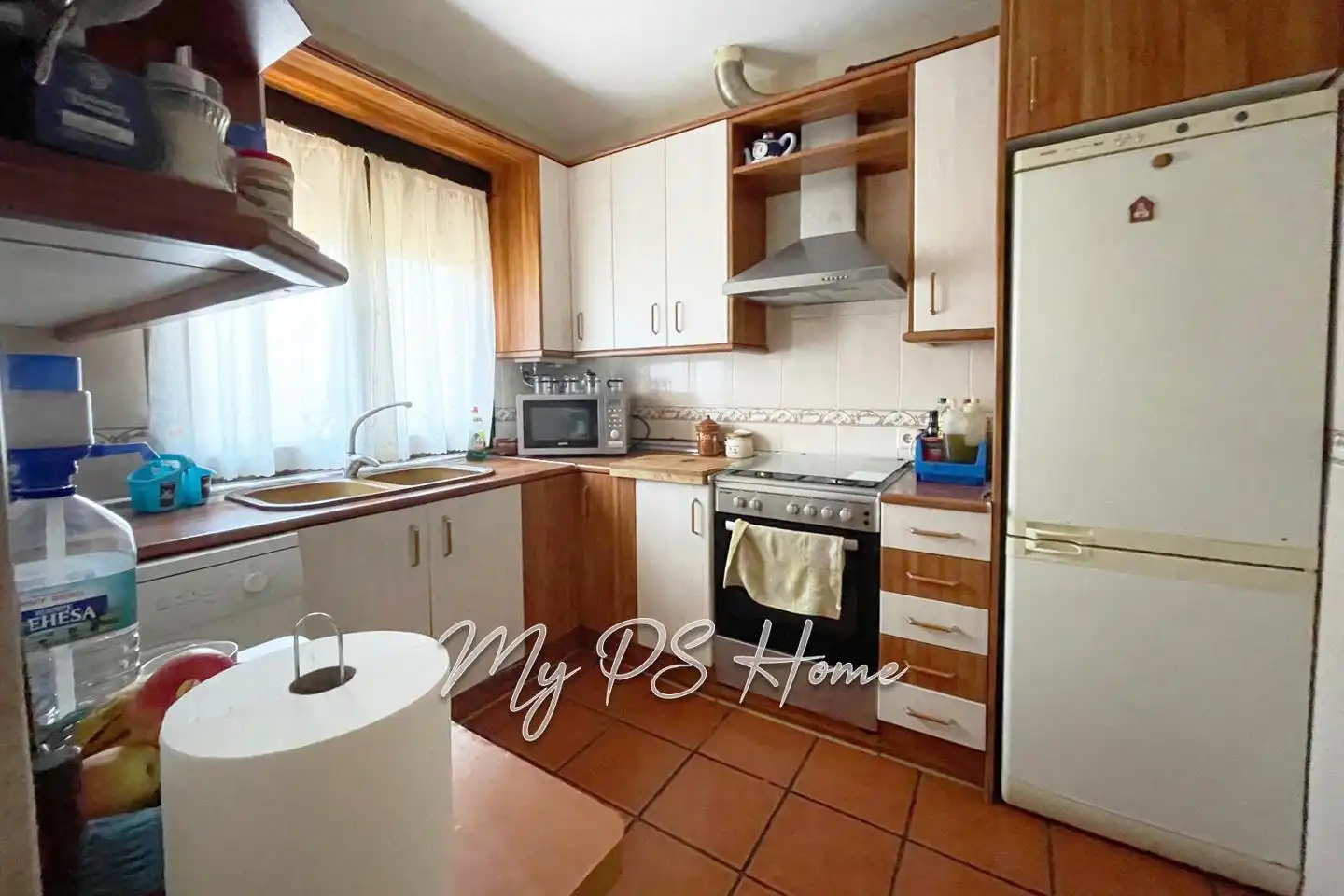 Cocina de Casa o chalet en venta en Barajas de Melo con Aire acondicionado, Jardín privado y Amueblado