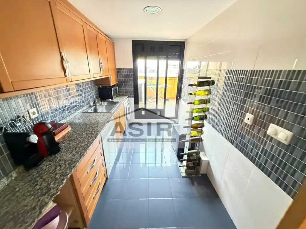 Kitchen of Flat for sale in Alzira  with Air Conditioner, Terrace and Swimming Pool