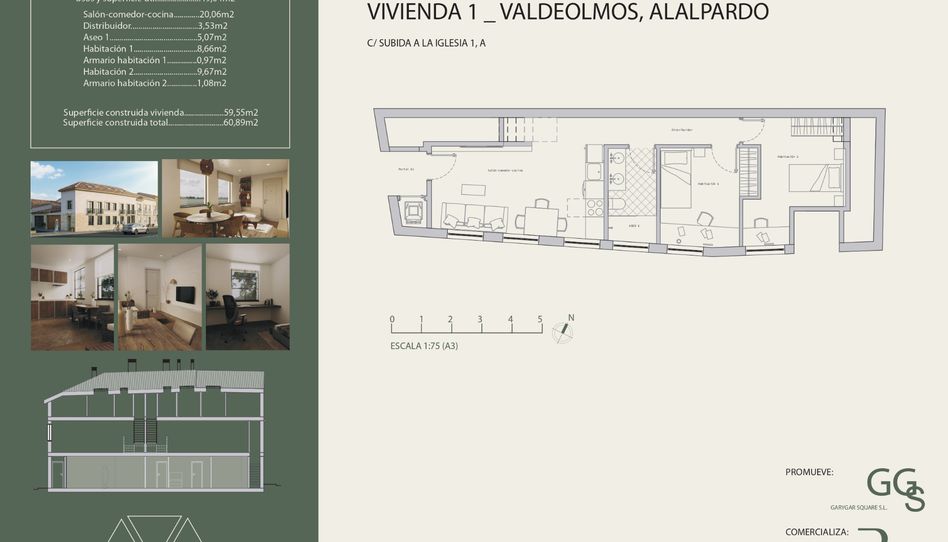 Foto 1 de Piso en venta en Calle Subida a la Iglesia, 1, Valdeolmos-Alalpardo, Madrid