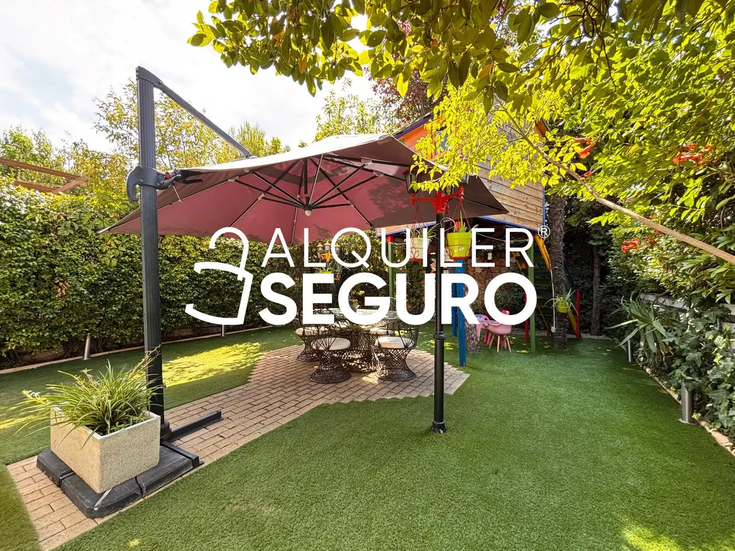 Jardí de Casa o xalet de lloguer en Rivas-Vaciamadrid amb Aire condicionat, Calefacció i Terrassa
