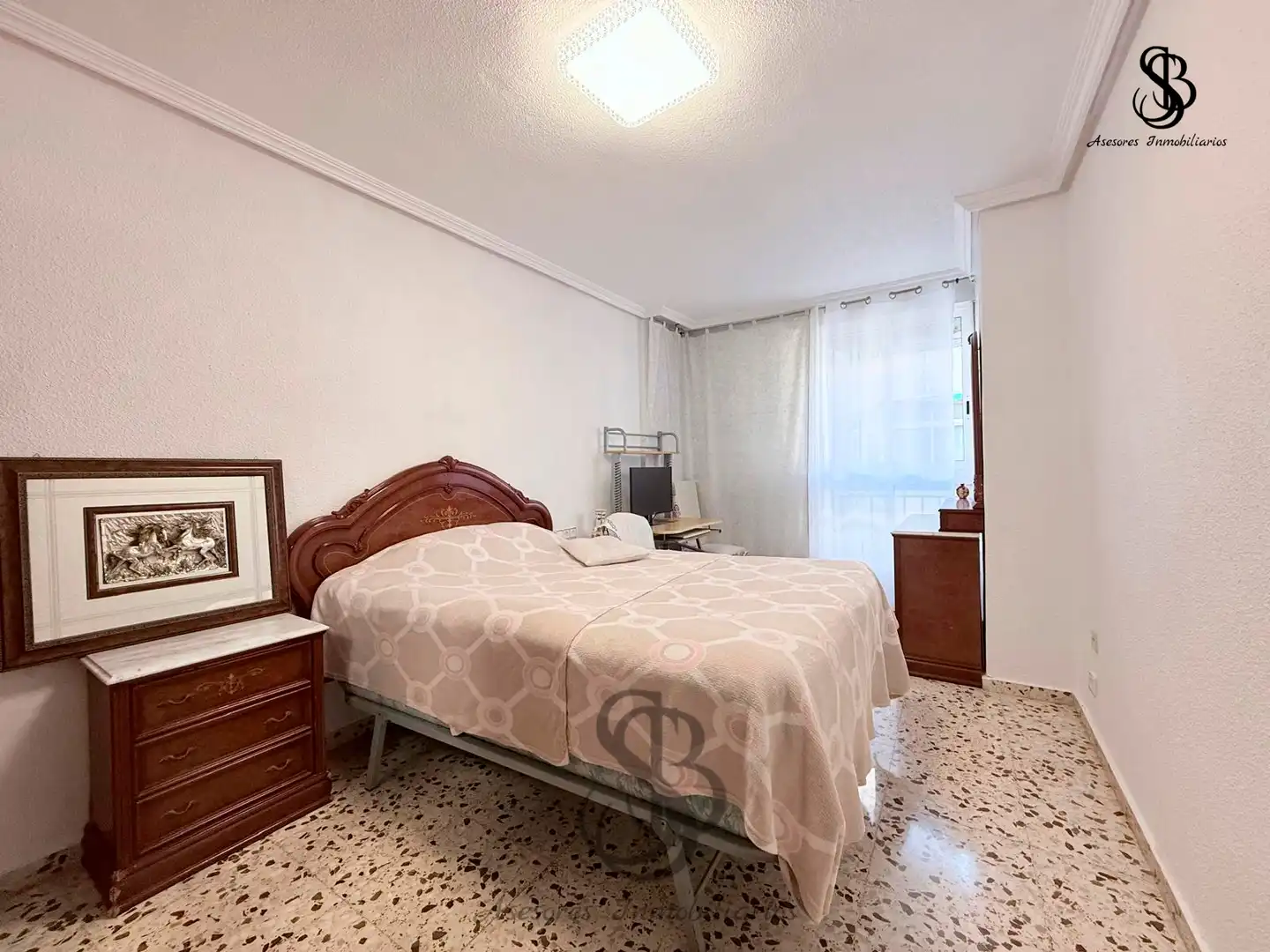 Bedroom of Flat for sale in El Campello  with Air Conditioner, Heating and Furnished