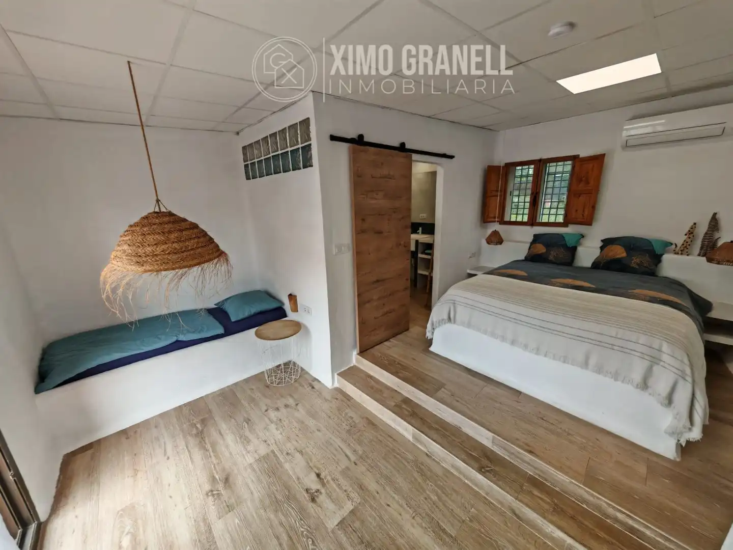 Schlafzimmer von Country house zum Verkauf in Sagunto / Sagunt mit Klimaanlage, Heizung und Privatgarten