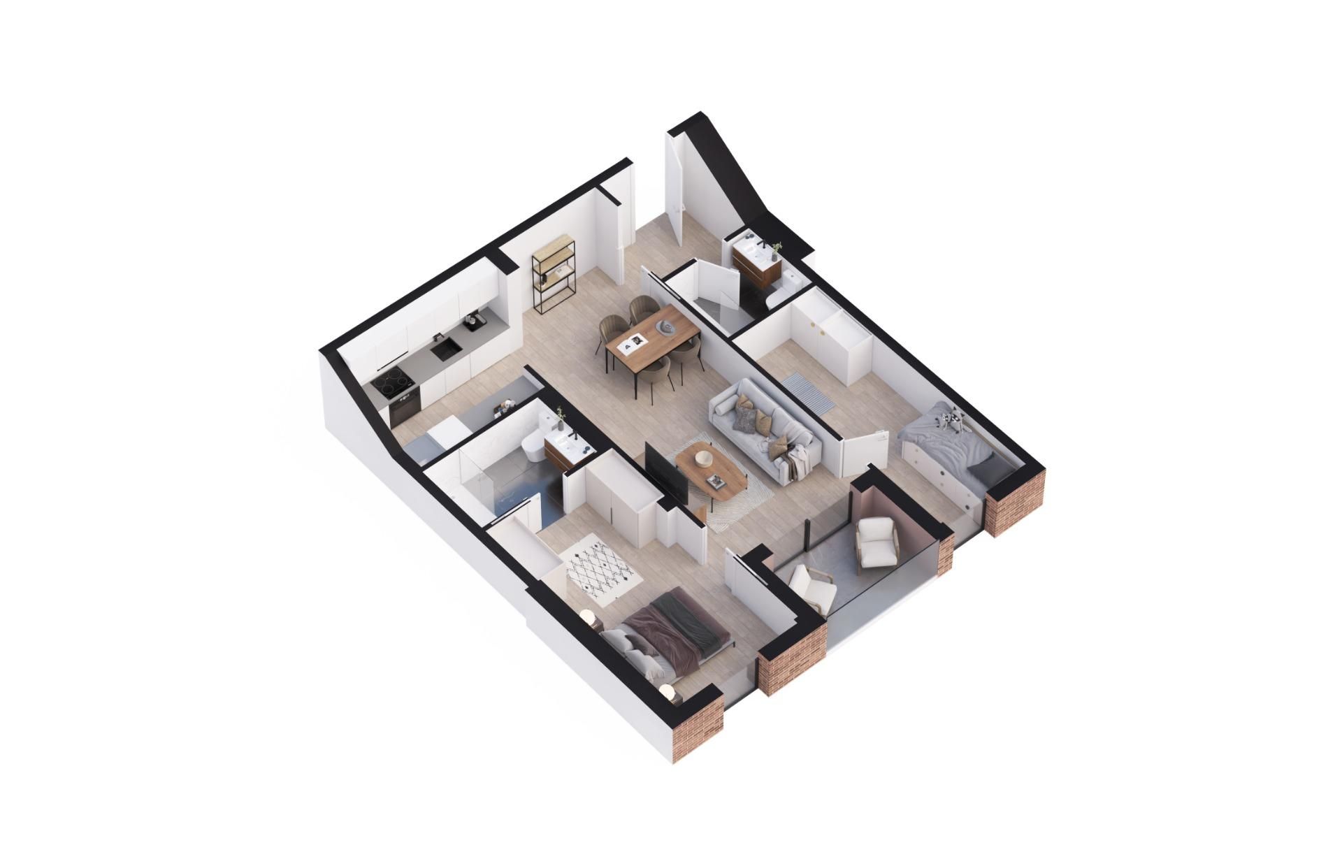 Piso en venta en Sabadell con Aire acondicionado, Calefacción y Jardín privado
