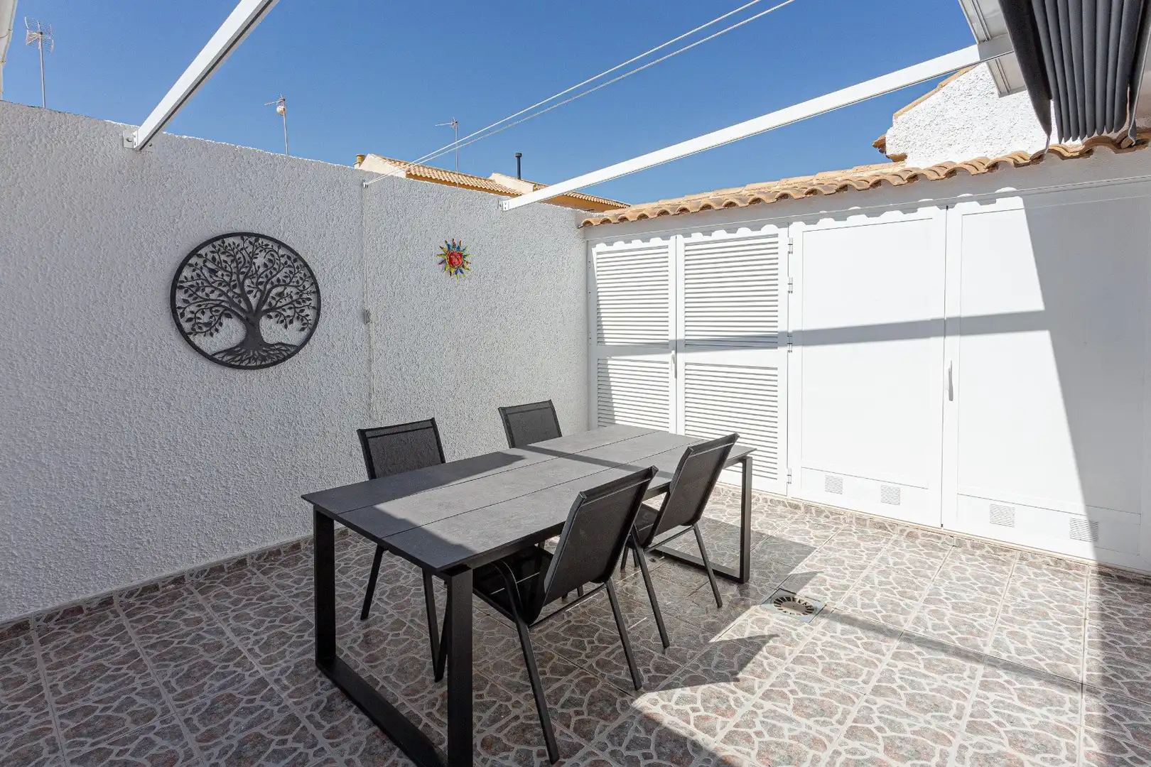 Terrassa de Casa o xalet en venda en Pilar de la Horadada amb Traster, Moblat i Rentadora