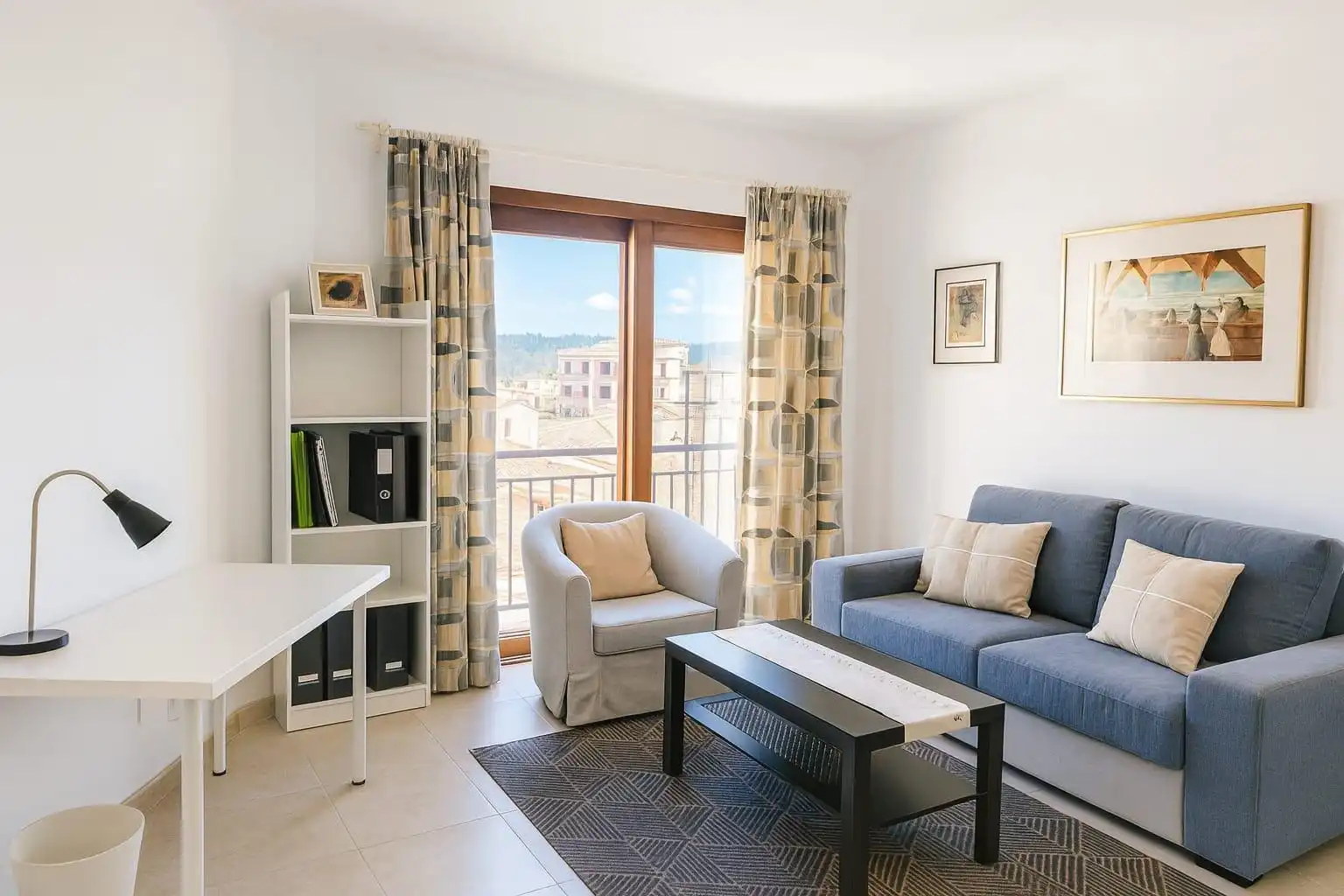 Sala de estar de Piso en venta en Alaró con Calefacción, Balcón y Piscina comunitaria