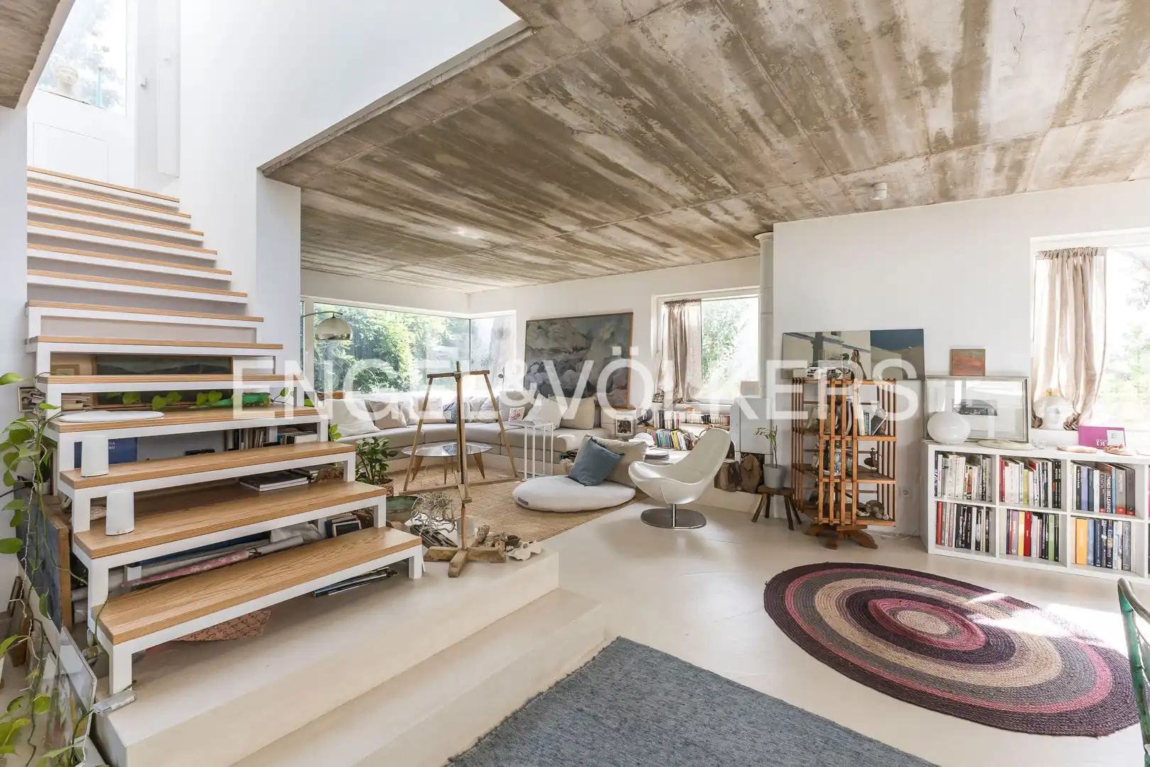 Sala de estar de Casa o chalet en venta en Torrelodones con Calefacción, Jardín privado y Terraza