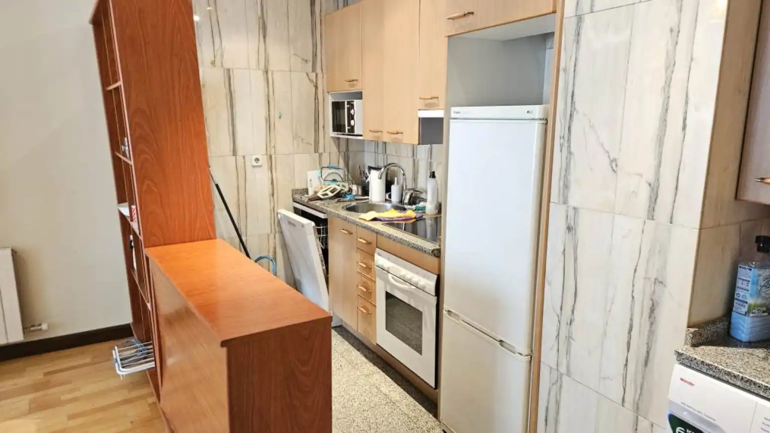 Kitchen of Flat for rent in Salamanca  with Heating and Furnished