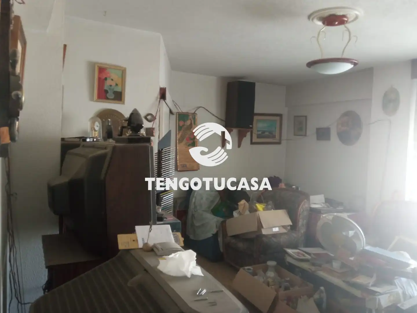 Living room of Flat for sale in Madrid