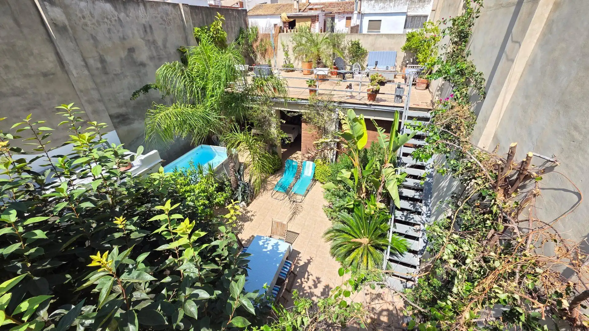 Terrassa de Casa o xalet en venda en El Real de Gandia amb Aire condicionat, Calefacció i Jardí privat