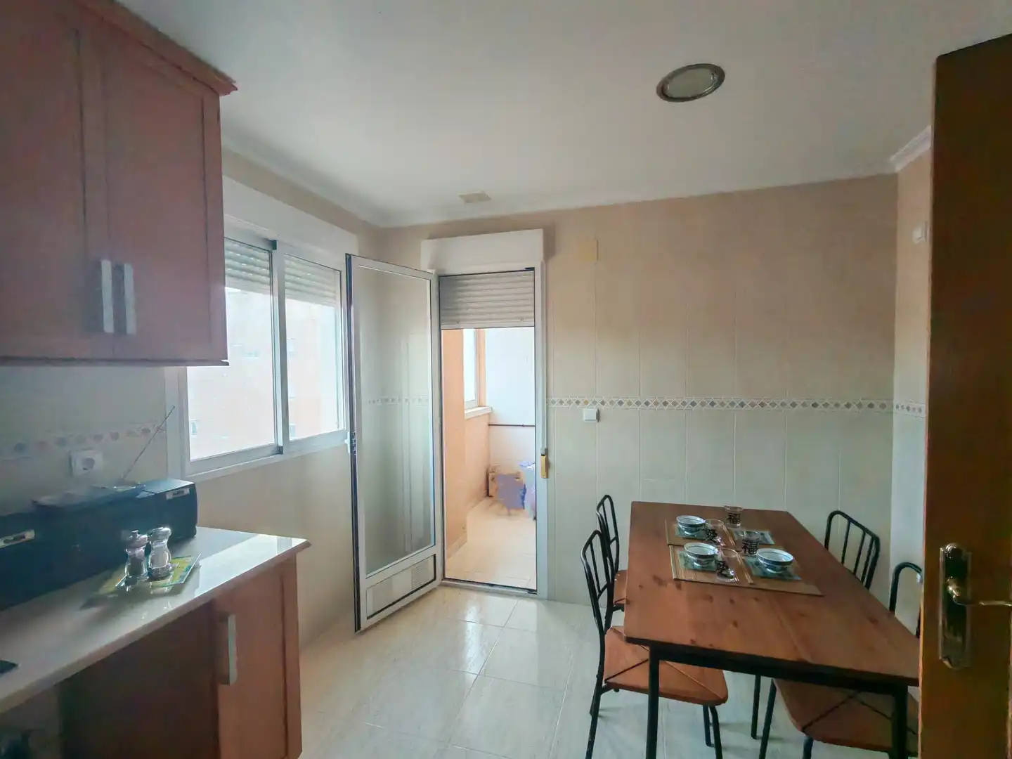 Kitchen of Attic for sale in Elche / Elx  with Air Conditioner, Terrace and Balcony