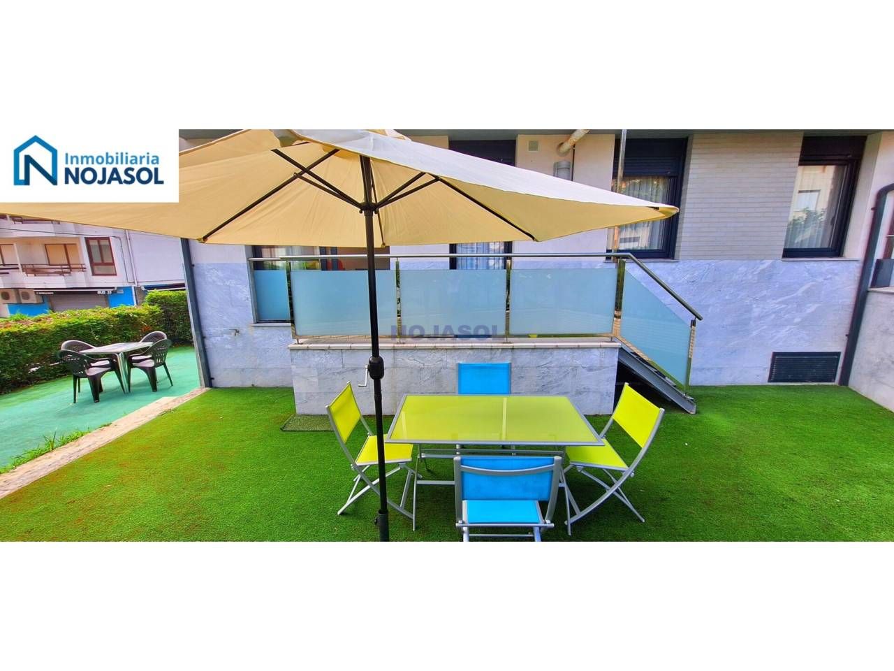 Terrassa de Apartament de lloguer en Noja amb Calefacció, Jardí privat i Terrassa
