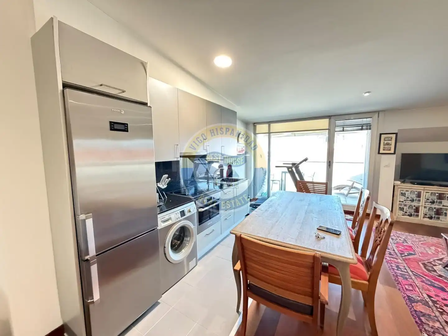 Kitchen of Study for sale in Vigo   with Heating, Parquet flooring and Terrace