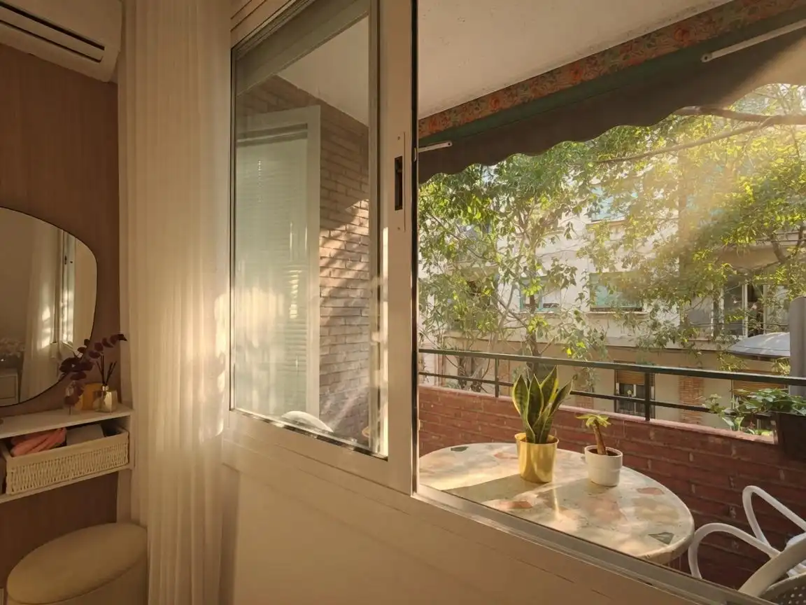 Balcony of Apartments for sale in Barcelona  with Air Conditioner, Heating and Storage room