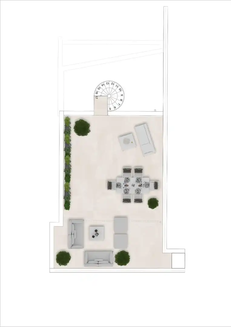 Garden of Apartments for sale in Estepona  with Air Conditioner, Heating and Terrace
