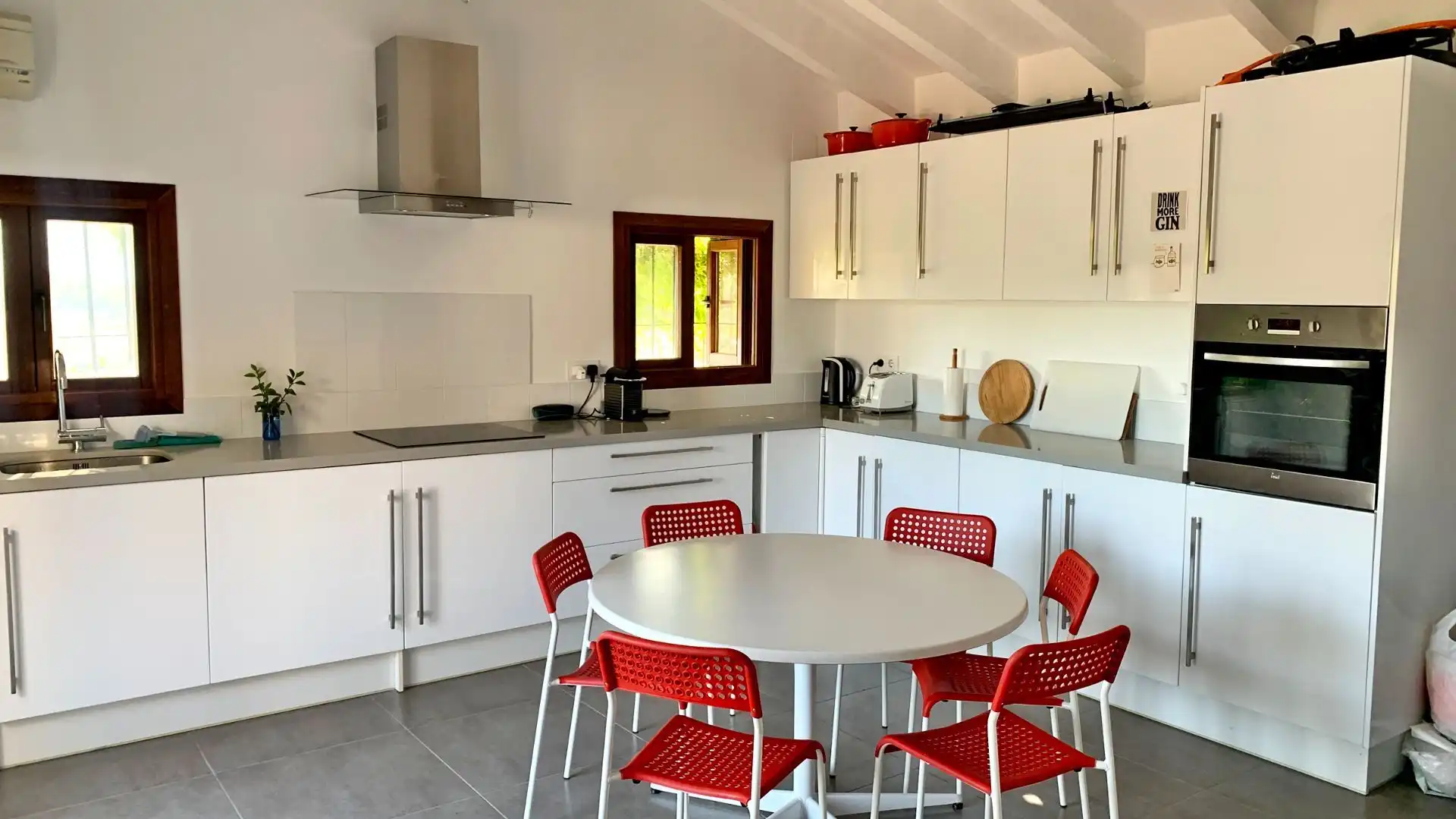 Cuina de Finca rústica en venda en Benissa amb Aire condicionat, Calefacció i Jardí privat
