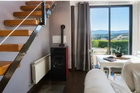 Sala de estar de Finca rústica en venta en Tolbaños con Calefacción y Terraza