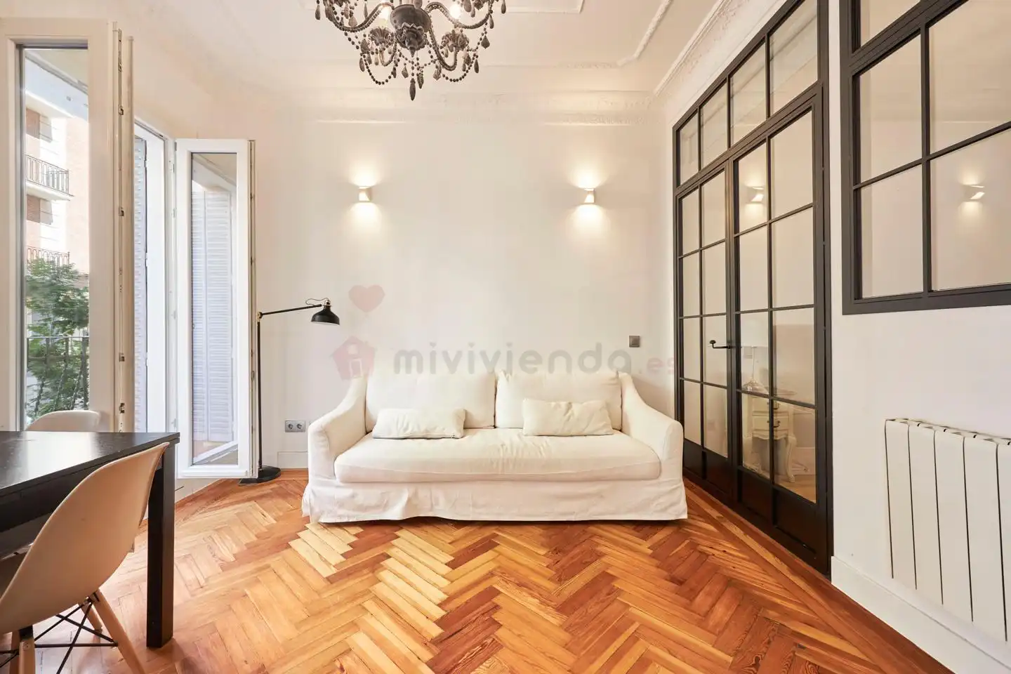 Sala de estar de Piso de alquiler en Chamberí
