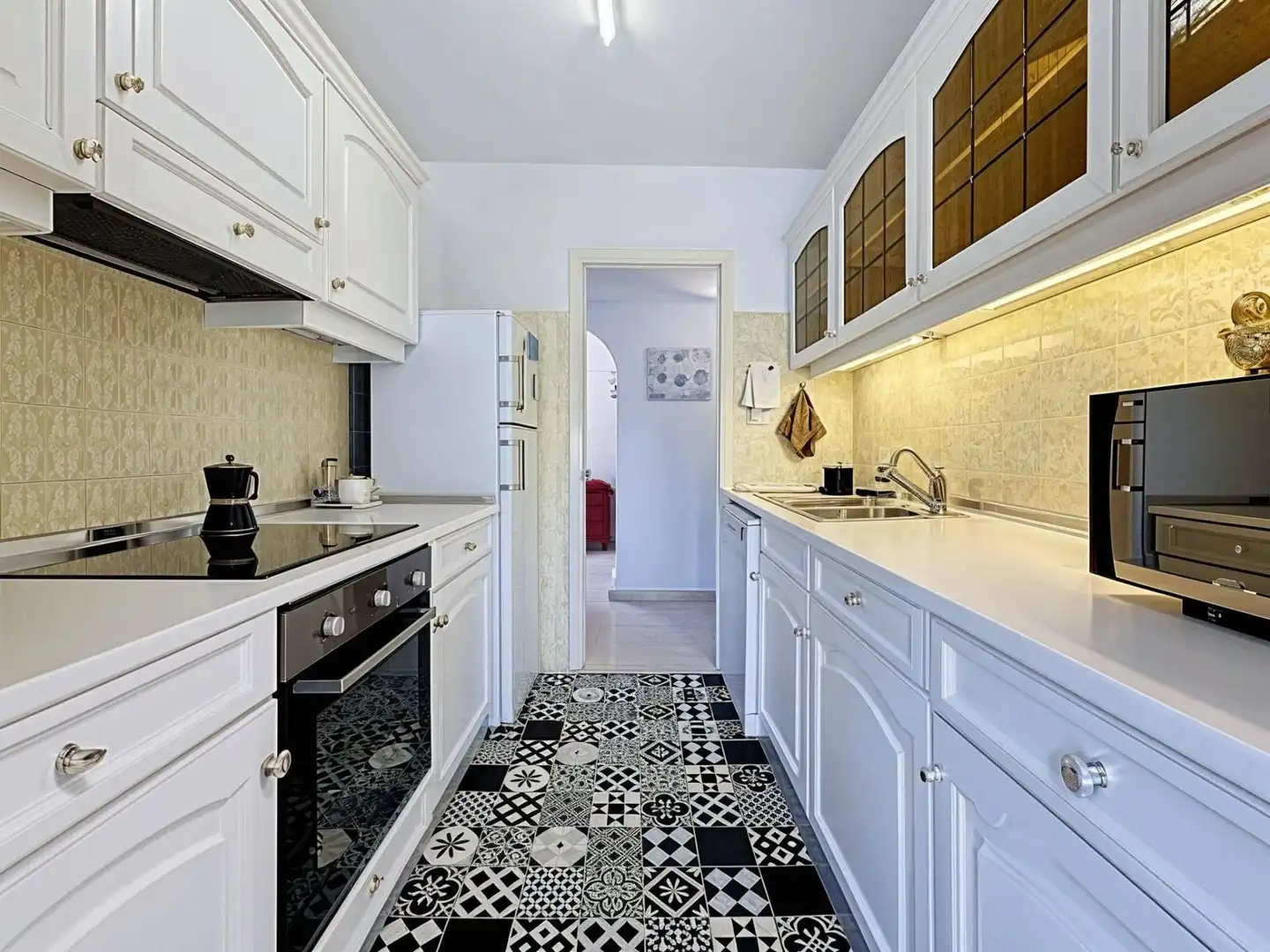 Cocina de Casa o chalet en venta en Calpe / Calp con Aire acondicionado, Calefacción y Jardín privado