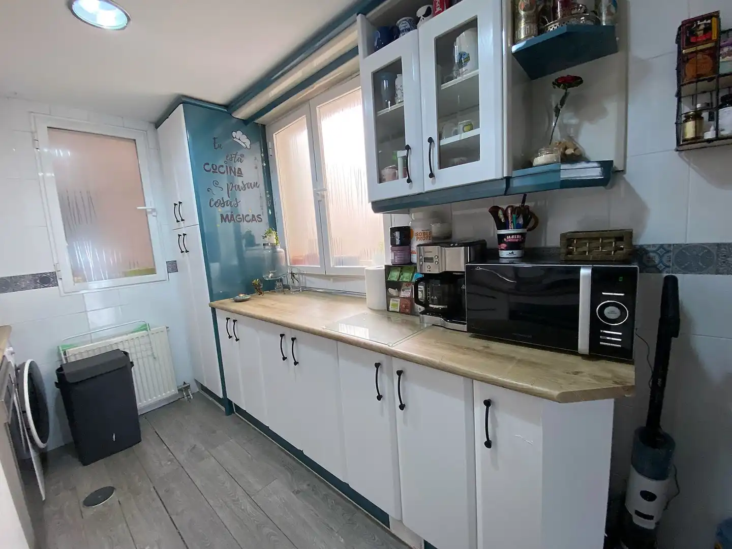 Kitchen of Flat for sale in Parla  with Heating, Private garden and Furnished