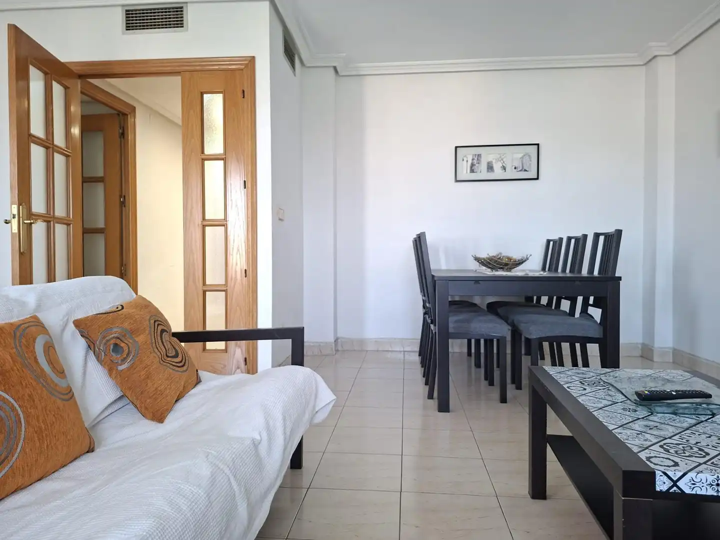 Comedor de Piso de alquiler en Murcia con Trastero, Amueblado y Balcón