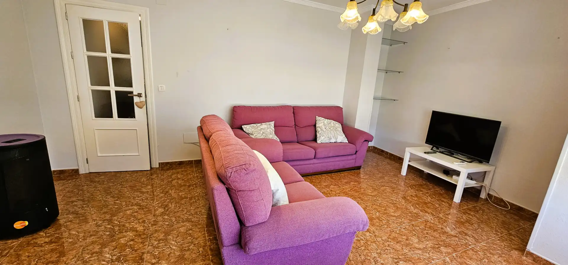 Sala de estar de Piso en venta en Totana con Aire acondicionado, Amueblado y Horno