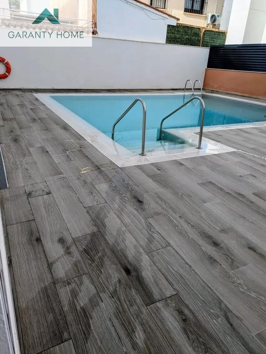 Swimming pool of Flat to rent in Málaga Capital  with Air Conditioner, Storage room and Community pool