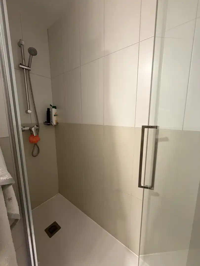 Badezimmer von Wohnung zur Miete in Madrid mit Klimaanlage, Parkett und Terrasse