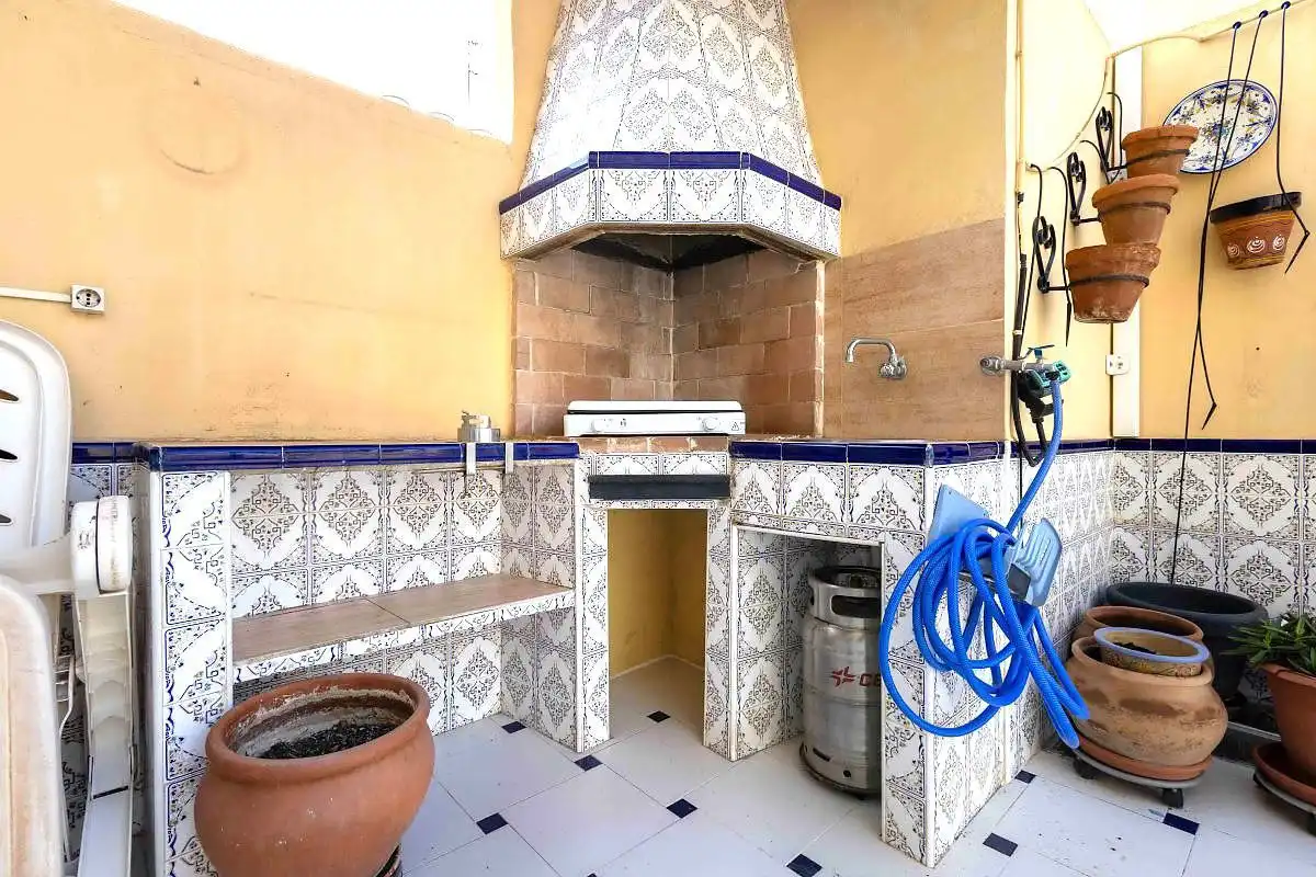 Küche von Maisonette zur Miete in Murcia mit Klimaanlage, Heizung und Terrasse