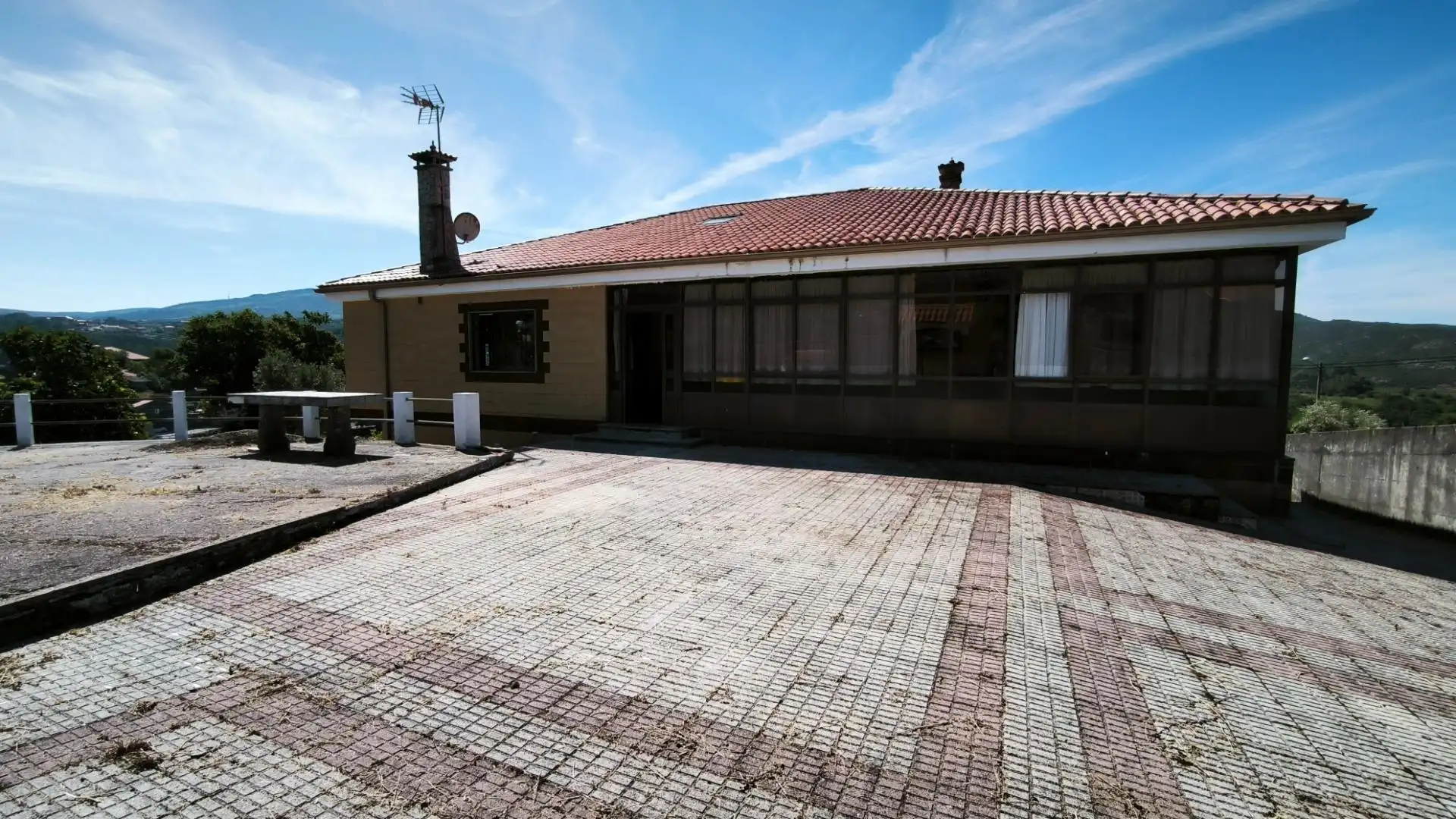 Vista exterior de Casa o chalet en venta en A Lama   con Calefacción, Trastero y Balcón