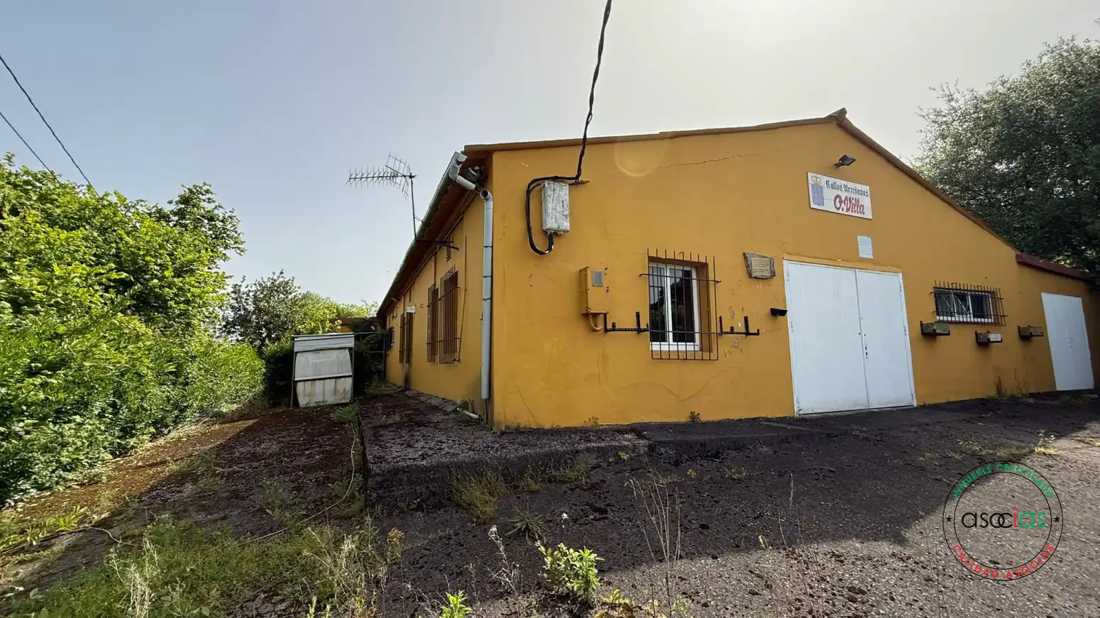Exterior view of Industrial buildings for sale in Siero