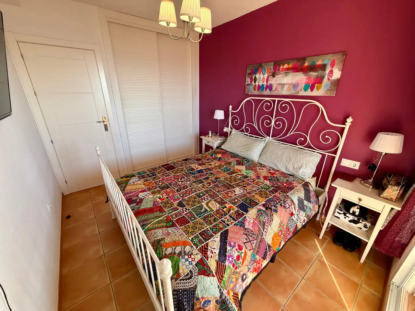 Dormitori de Casa adosada en venda en Torrox amb Aire condicionat, Calefacció i Jardí privat
