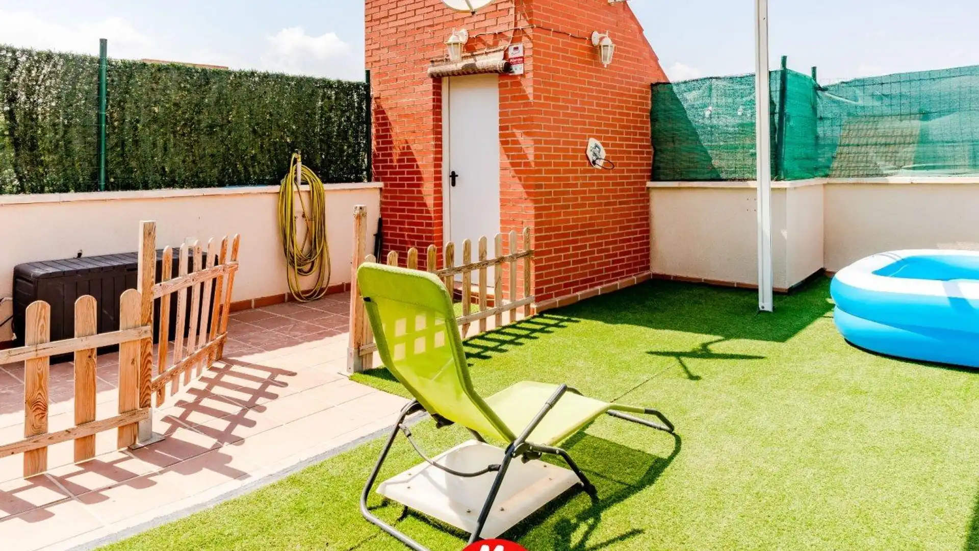 Terrace of Single-family semi-detached for sale in Huércal de Almería  with Air Conditioner
