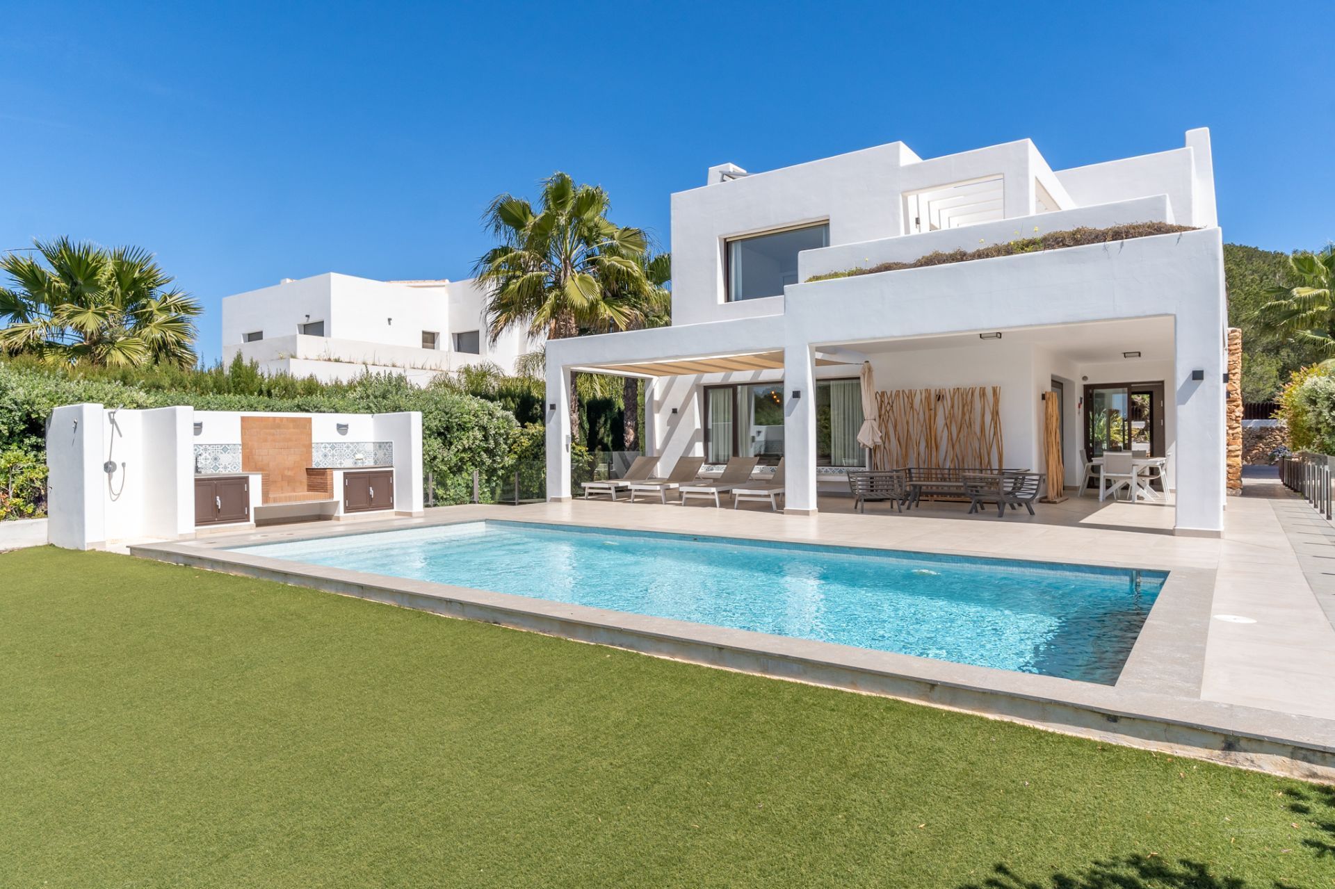 Vista exterior de Casa o xalet en venda en Jávea / Xàbia amb Aire condicionat, Calefacció i Jardí privat