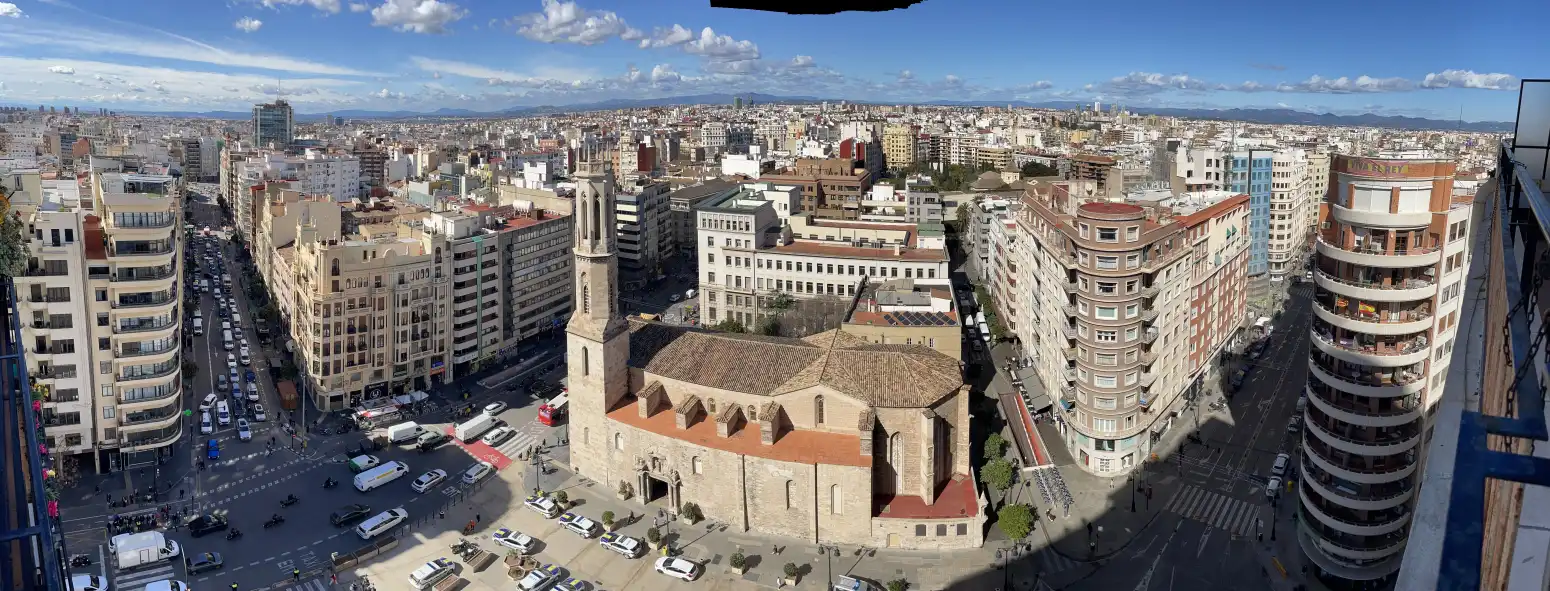 Vista exterior de Piso en venta en Valencia con Aire acondicionado, Parquet y Balcón