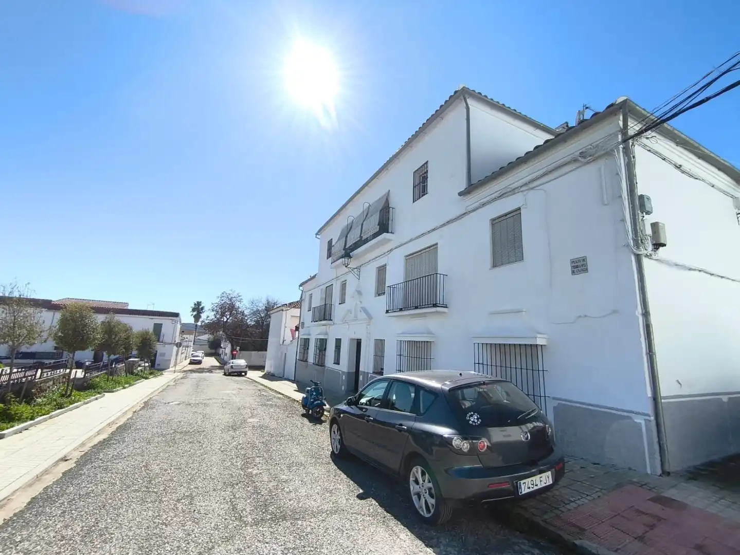 Vista exterior de Piso en venta en Cazalla de la Sierra con Aire acondicionado