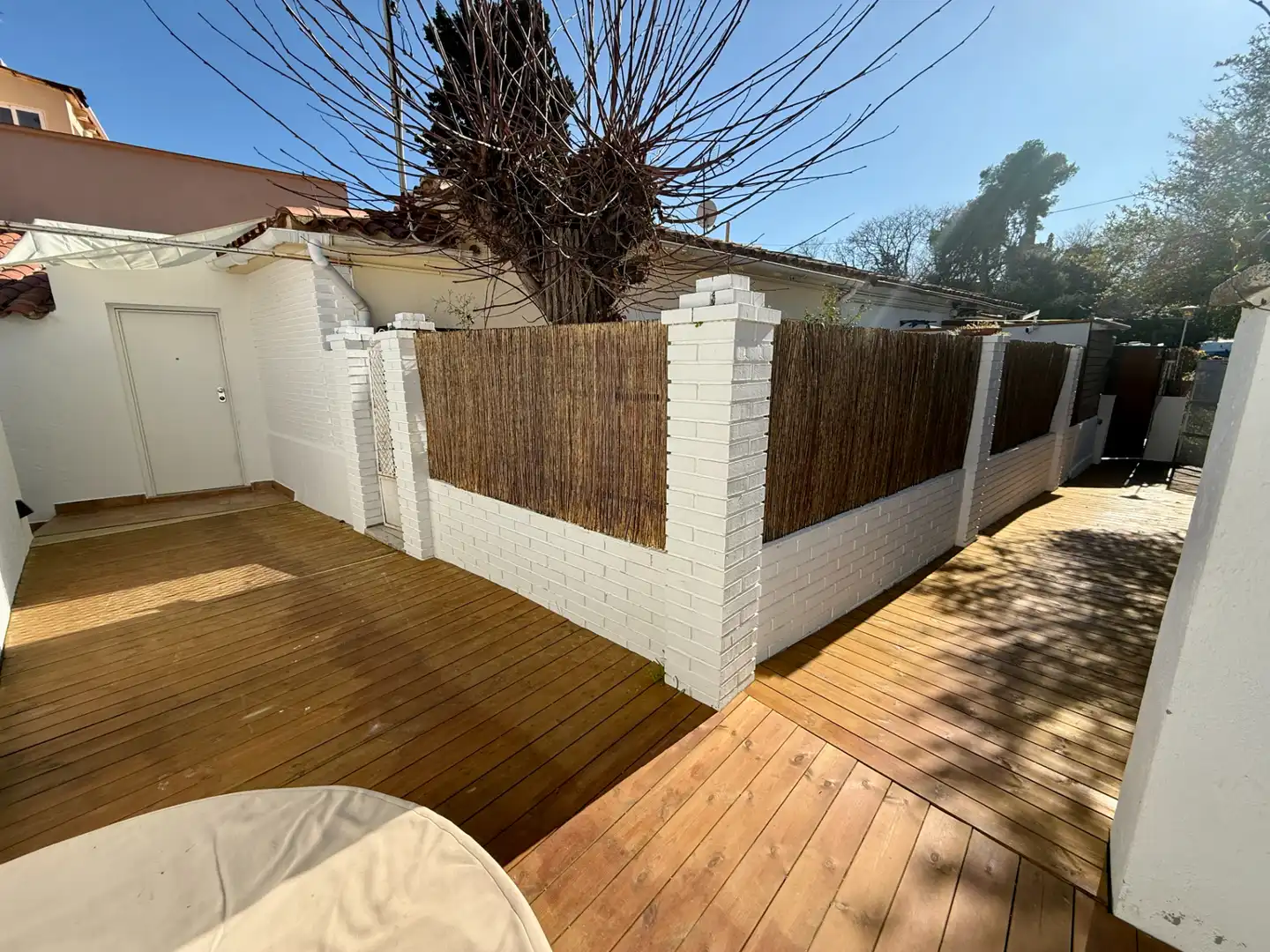 Terraza de Casa adosada en venta en Barcelona con Aire acondicionado, Calefacción y Jardín privado
