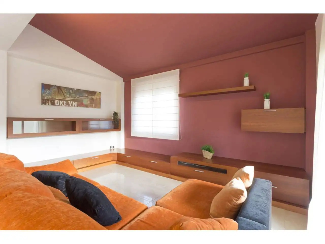 Sala de estar de Casa o chalet de alquiler en Quart con Aire acondicionado, Calefacción y Jardín privado