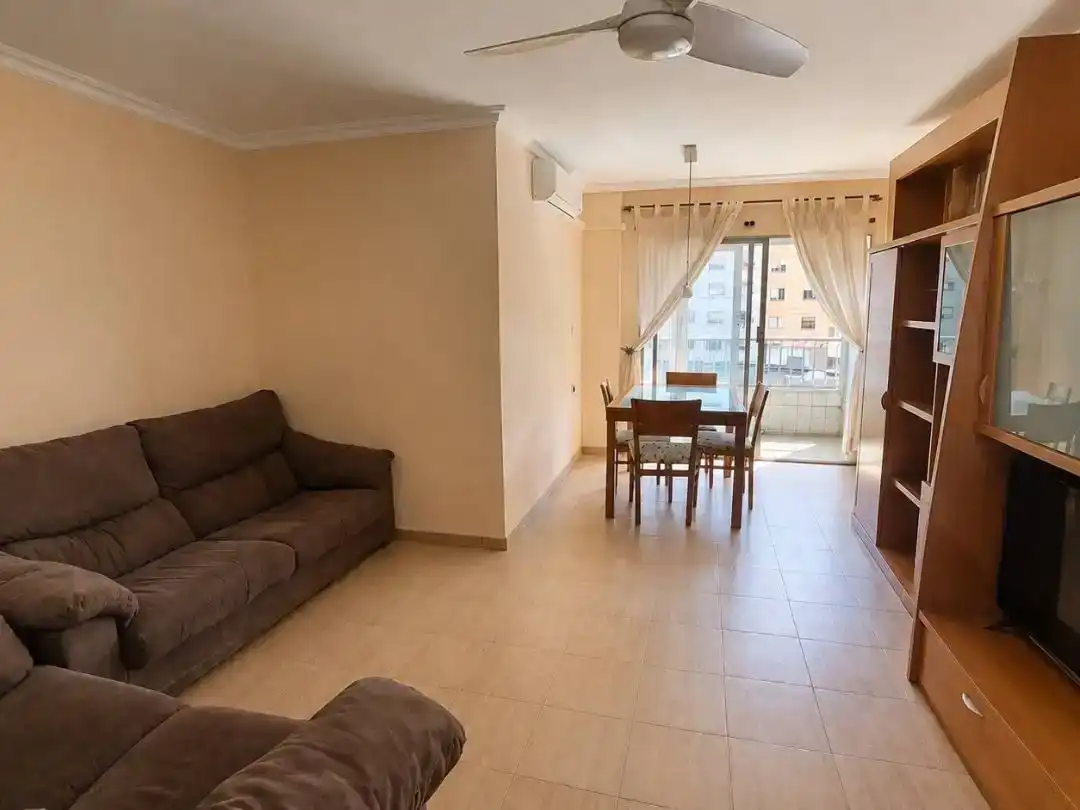 Living room of Flat for sale in  Valencia Capital  with Air Conditioner and Balcony