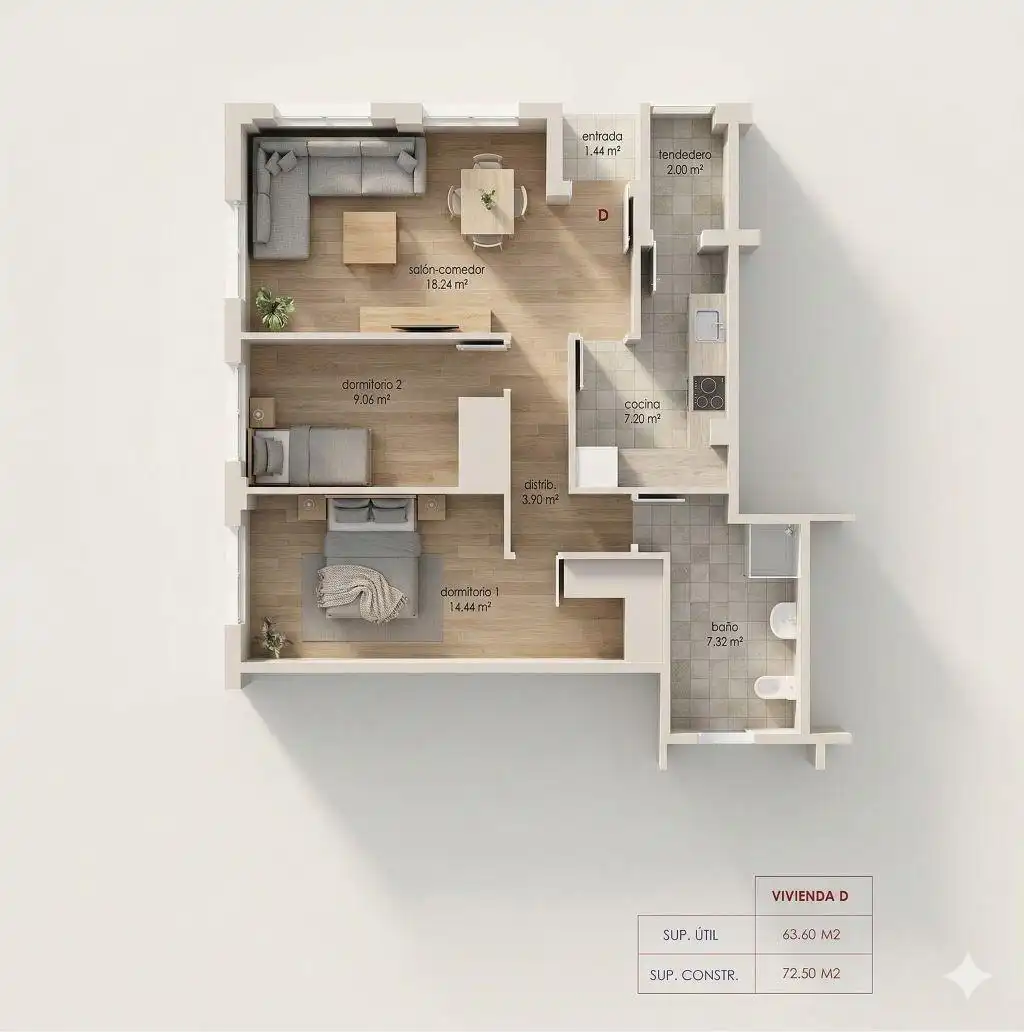 Piso en venta en Los Corrales de Buelna  con Calefacción y Parquet