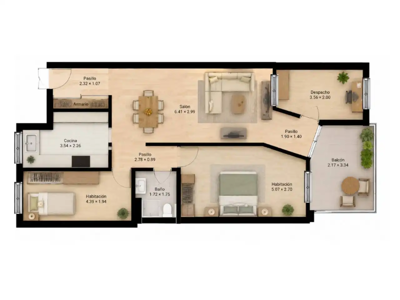 Piso en venta en Barcelona con Terraza y Balcón