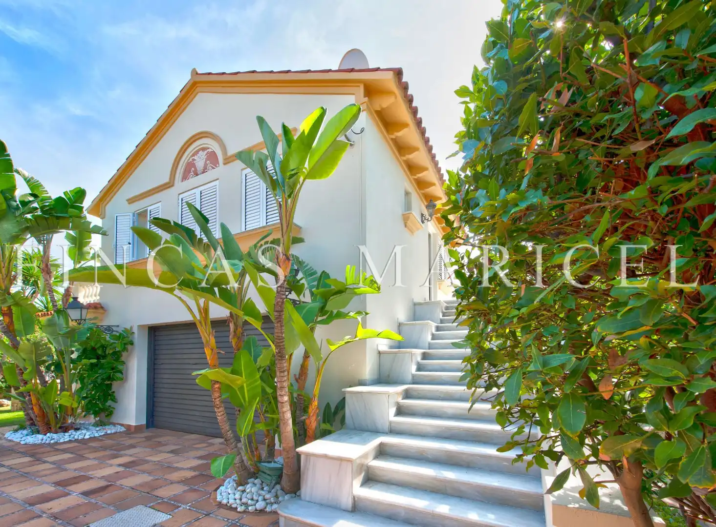 Exterior view of Houses for sale in Sitges  with Air Conditioner, Storage room and Swimming Pool