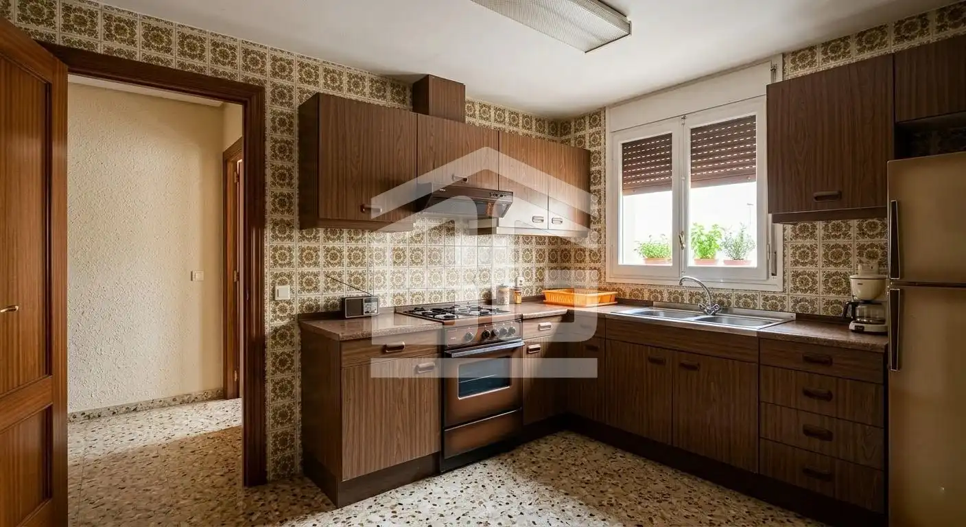 Kitchen of Flat for sale in Granollers  with Balcony
