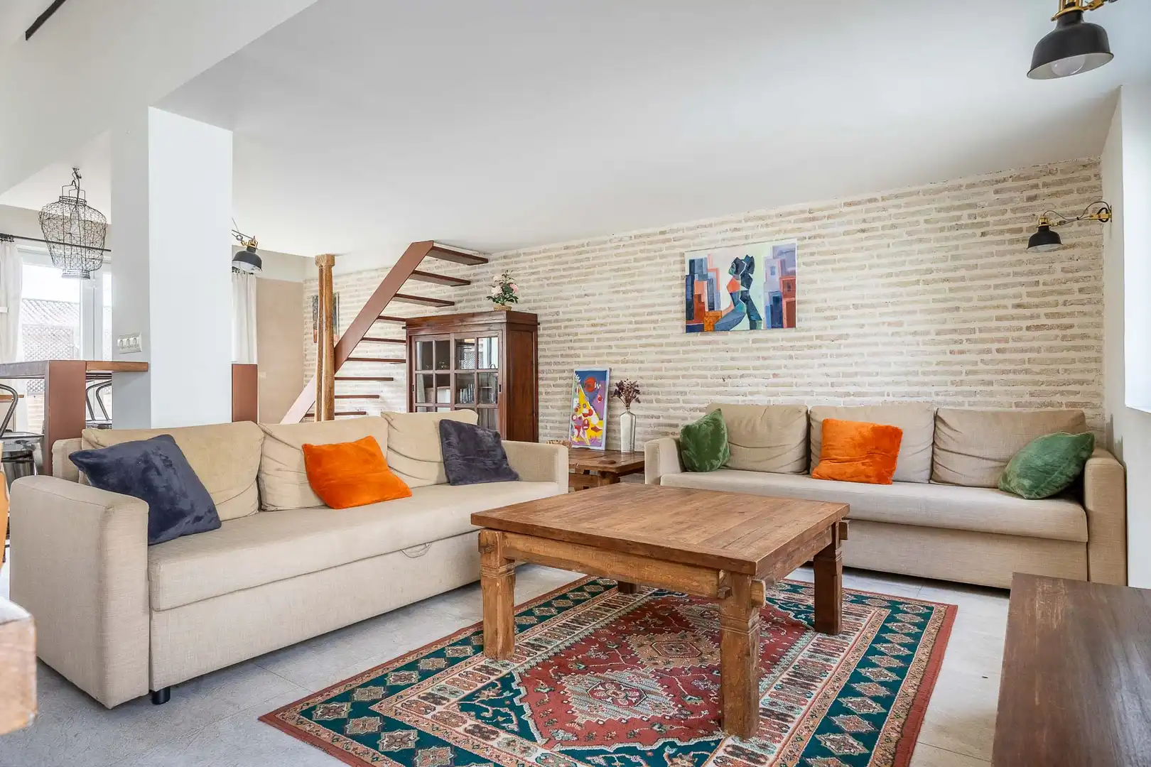 Living room of Duplexes for rent in Sevilla  with Air Conditioner, Heating and Terrace