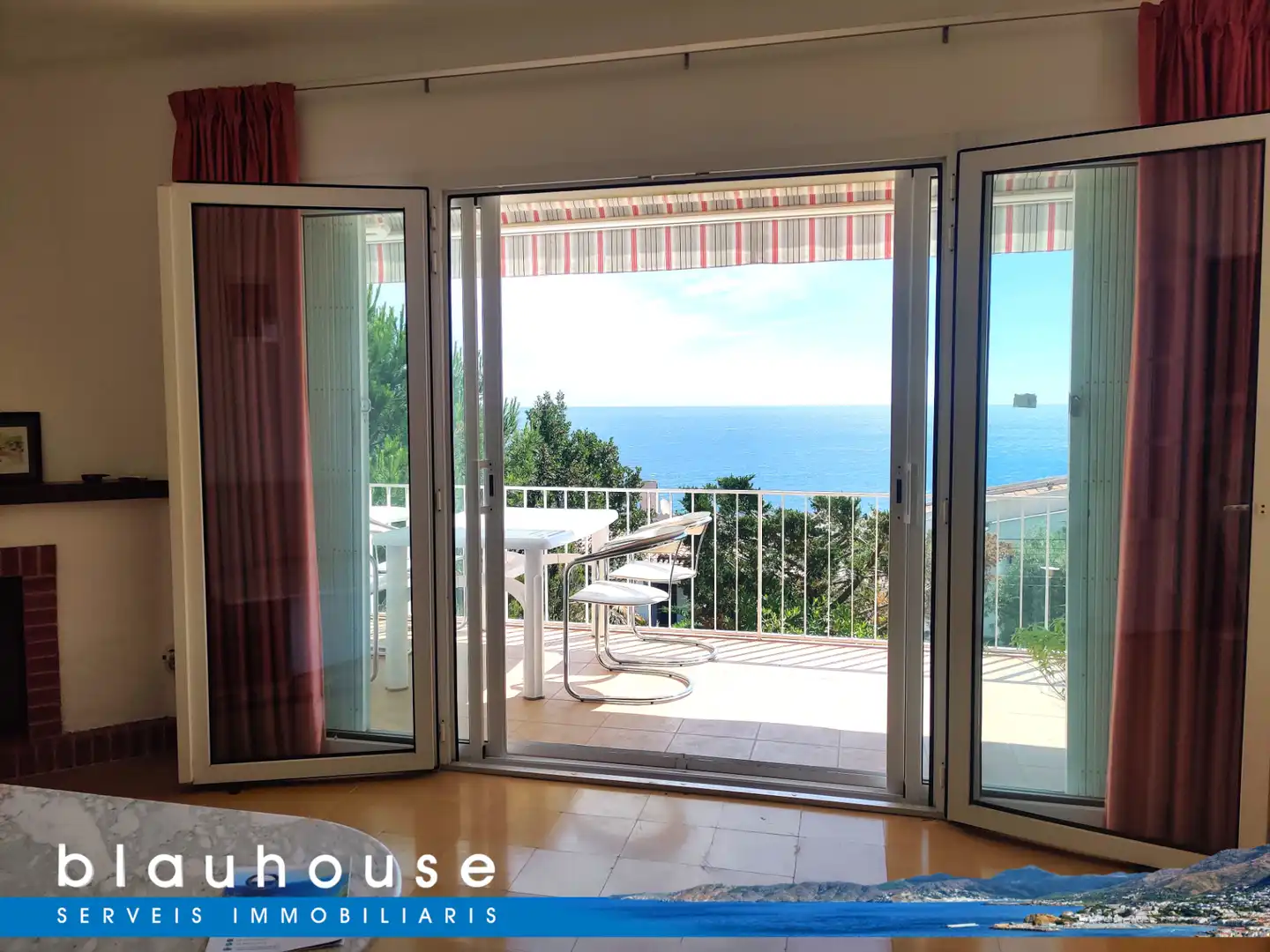 Schlafzimmer von Haus oder Chalet zum Verkauf in Llançà mit Klimaanlage, Privatgarten und Terrasse