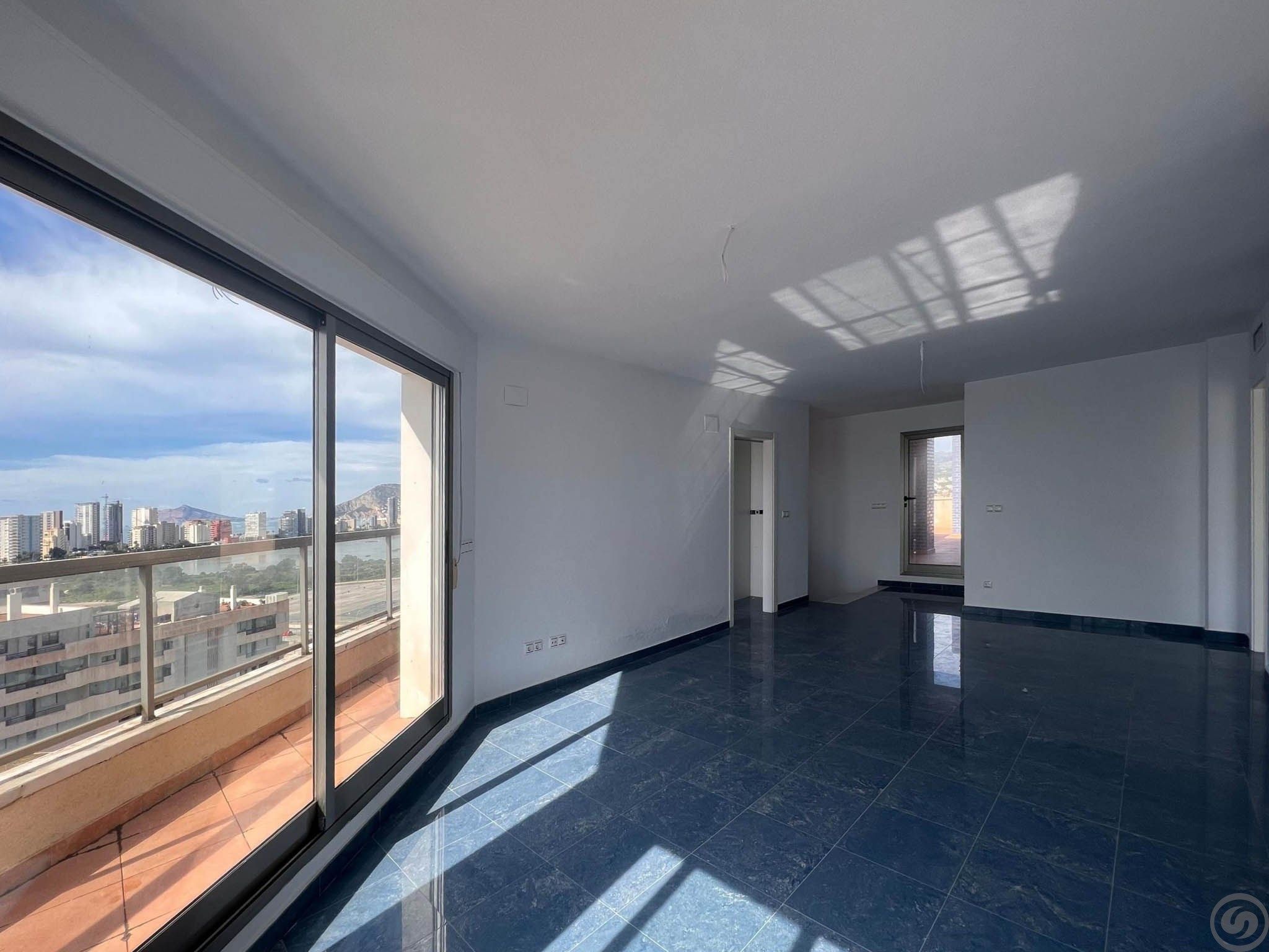 Sala d'estar de Dúplex en venda en Calpe / Calp amb Terrassa, Piscina i Balcó