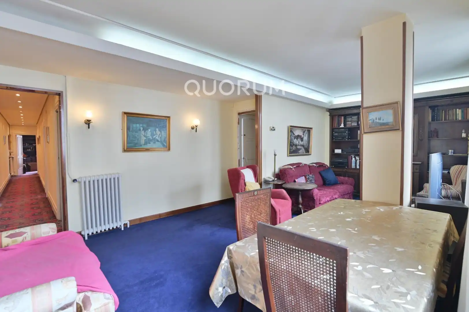 Wohnzimmer von Wohnung zum Verkauf in Bilbao  mit Heizung, Terrasse und Balkon